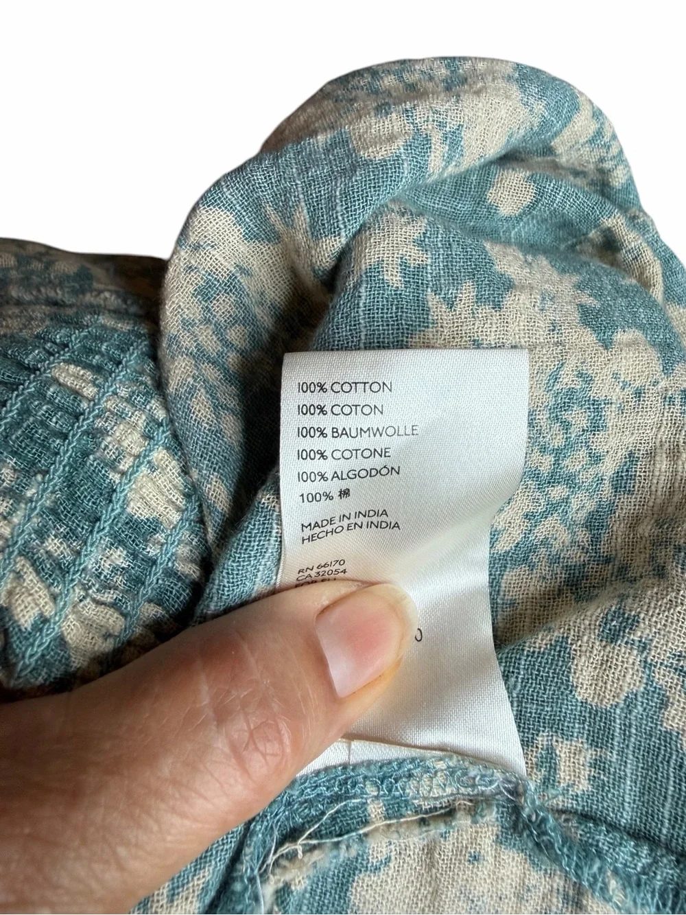 Free People Ellie Boho Cottagecore Floral Mini Dress Seafoam Green/blue size-S